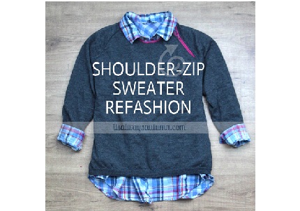 \"shoulderzipsweaterrefashion\"